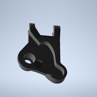 Small Shimano XT-SLX brake level piston guide left bottom 3D Printing 400929