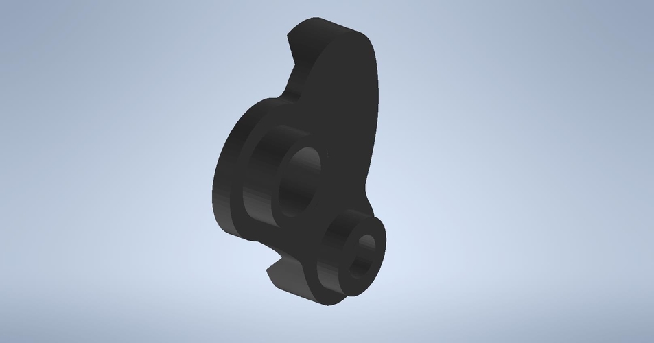 Shimano XT-SLX brake level piston guide left top 3D Print 400937
