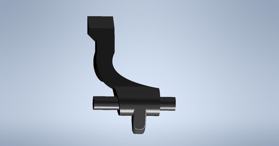 Shimano XT/SLX brake level free stroke adjustment left 3D Print 400949