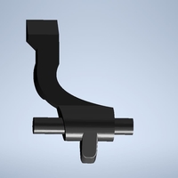 Small Shimano XT/SLX brake level free stroke adjustment left 3D Printing 400949