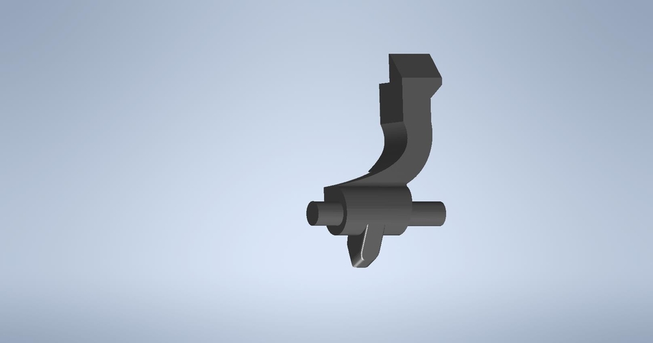 Shimano XT/SLX brake level free stroke adjustment right 3D Print 400952