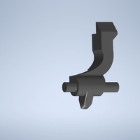 Small Shimano XT/SLX brake level free stroke adjustment right 3D Printing 400952
