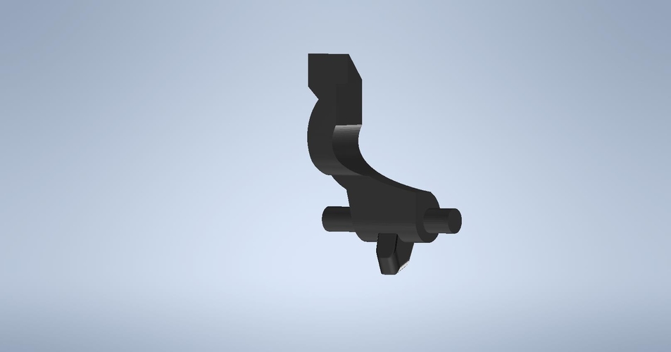 Shimano XT/SLX brake level free stroke adjustment right 3D Print 400954
