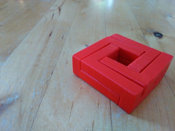 Hanayama Cube Puzzle 3D Print 40096
