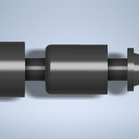 Small Shimano XT-SLX brake level piston 3D Printing 400967