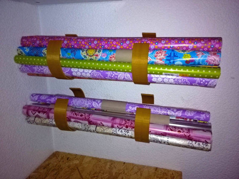 Wrapping paper holder