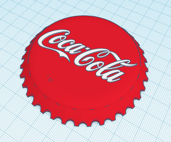 Coca-Cola Cap 3D Print 401112
