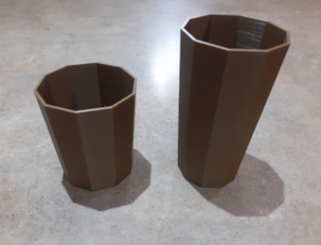Cups/Glasses (Low Polygon Style) 3D Print 401225