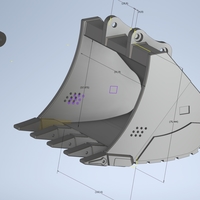  mechanical bucket cat 390 f - Thumbnail 5