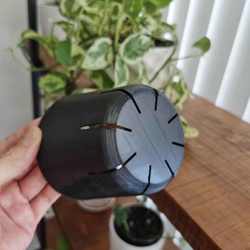 10 cm Plant Nursery Pot with side slit