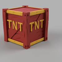 Small HUCHA TNT CRASH BANDICOOT/MONEYBOX/ALCANCIA 3D Printing 401293