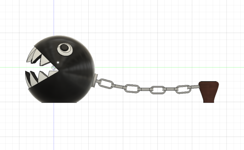 Chain Chomp Model - Super Mario Bros 3D Print 401321