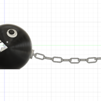 Chain Chomp Model - Super Mario Bros - Thumbnail 2