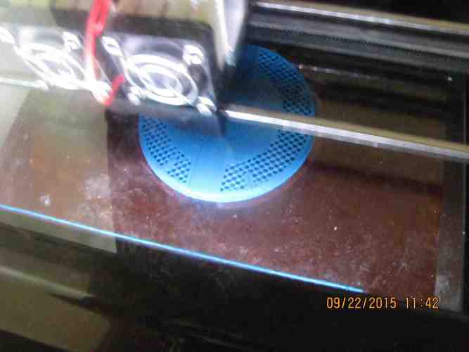 1X1 Conical Spinner and Backplate 3D Print 40141