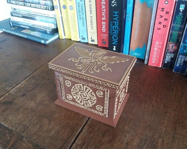 Inca-style treasure Box w/ lock 3D Print 401411