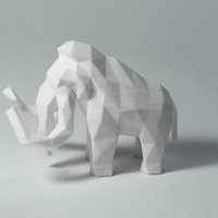 Low Poly Mammoth - Thumbnail 2