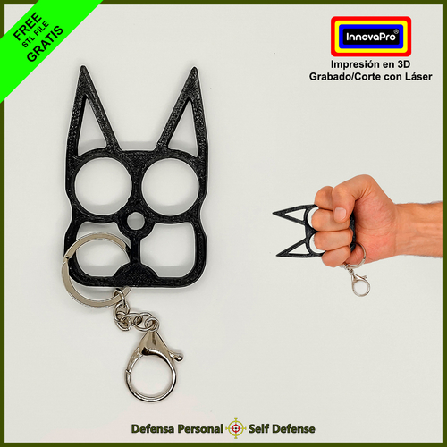 Self Defense Keychain Mod1 3D Print 401537