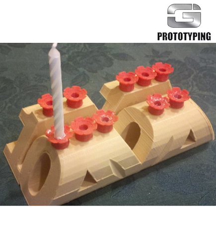 candle flower hodler 3D Print 401559