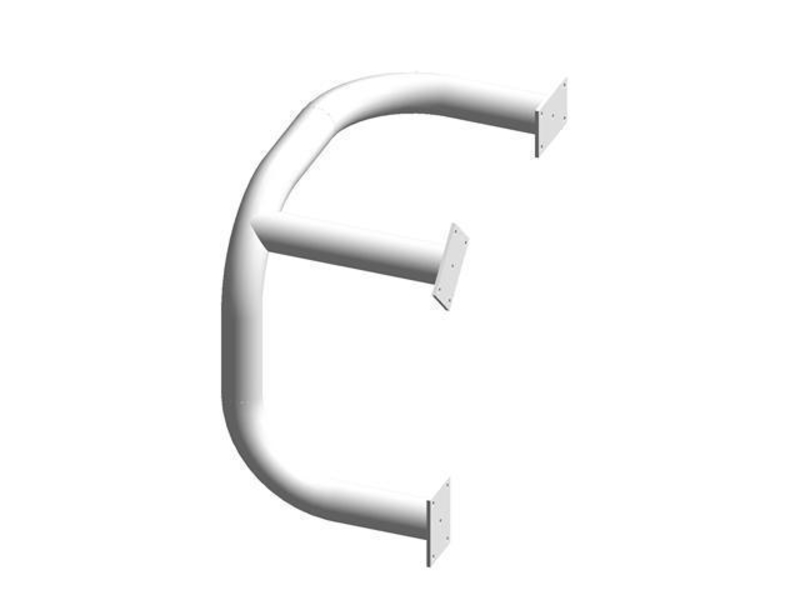 Corner crash protection bar diameter 108 mm