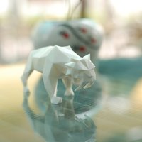 Low Poly Saber Toothed Tiger - Thumbnail 5
