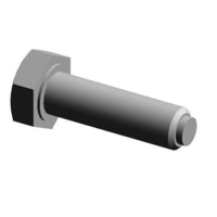 Small GN 933.5 - Grub screws - hexagonal head, stainless steel 3D Printing 401829