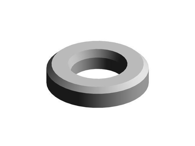 GN 6339 - Washers for heavy duty applications - Steel 3D Print 401834