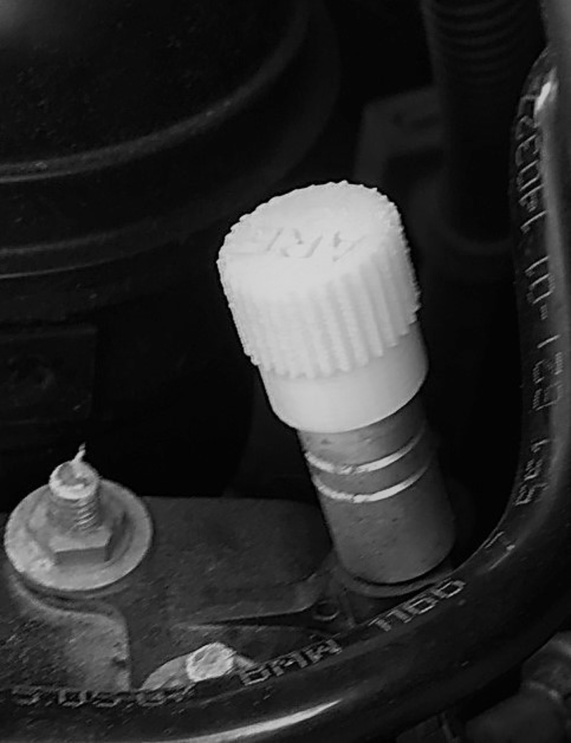 Air conditioner valve caps for BMW