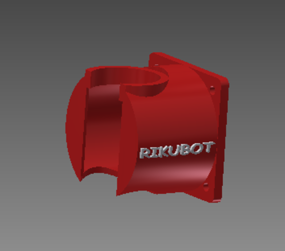 40X40 Fan support E3D extruder 3D Print 40192