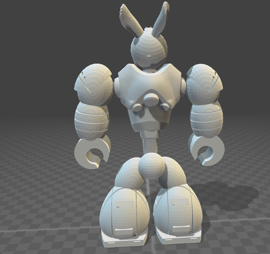 Robo Bunny 3D Print 40229