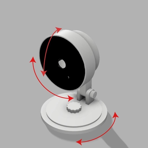 ESP32 CAM Camera Case 3 axes 3D Print 402306