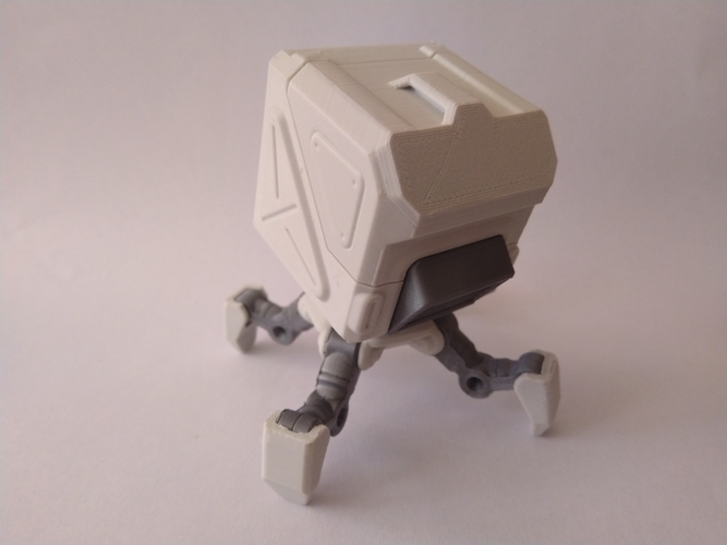 SD & MICRO SD CARD HOLDER ROBOT 3D Print 402332