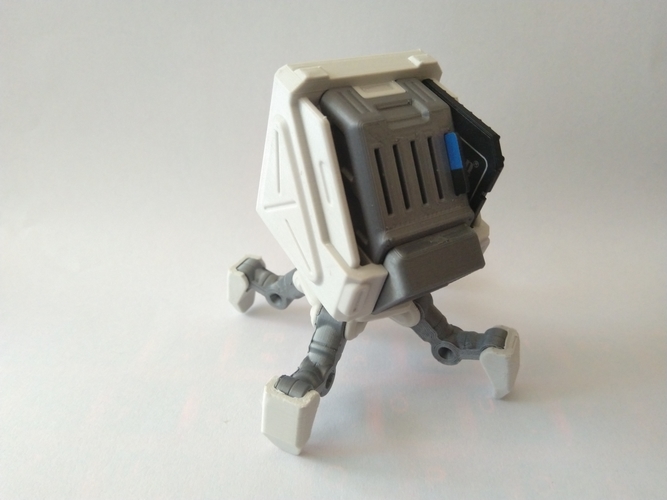 SD & MICRO SD CARD HOLDER ROBOT 3D Print 402333