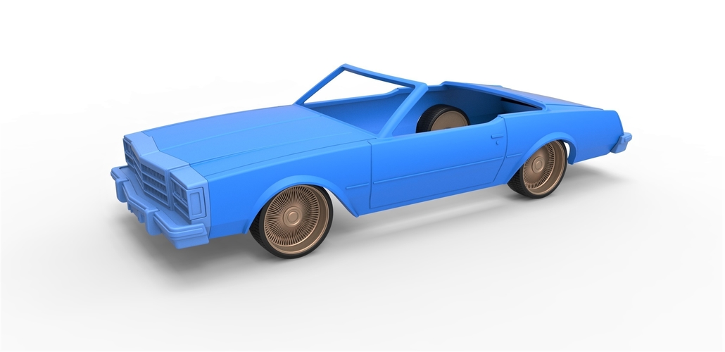 Diecast Buick Regal 1977 cabriolet 1:25