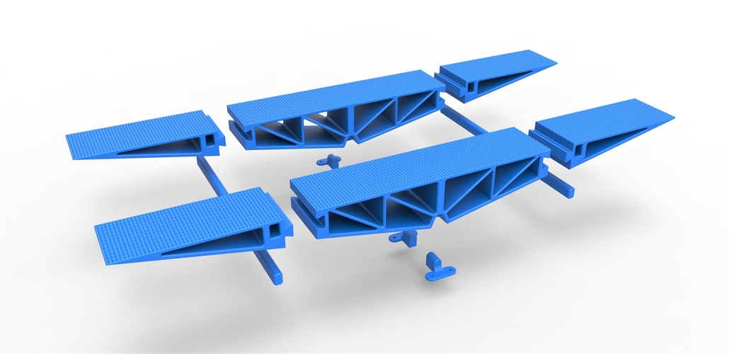 Bridge for diecast RC cars Scale 1:10 3D Print 402480