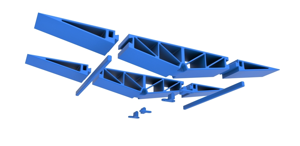 Bridge for diecast RC cars Scale 1:10 3D Print 402481