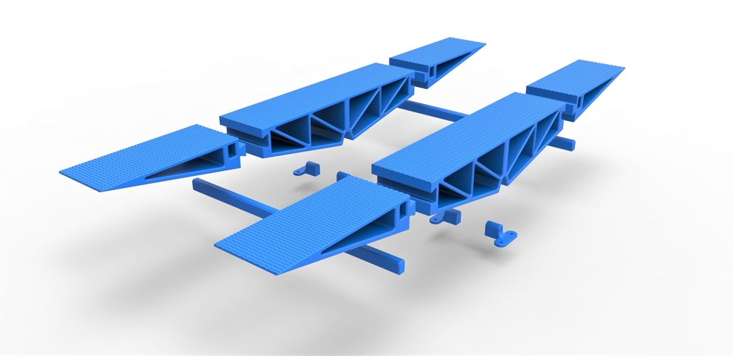 Bridge for diecast RC cars Scale 1:10 3D Print 402482