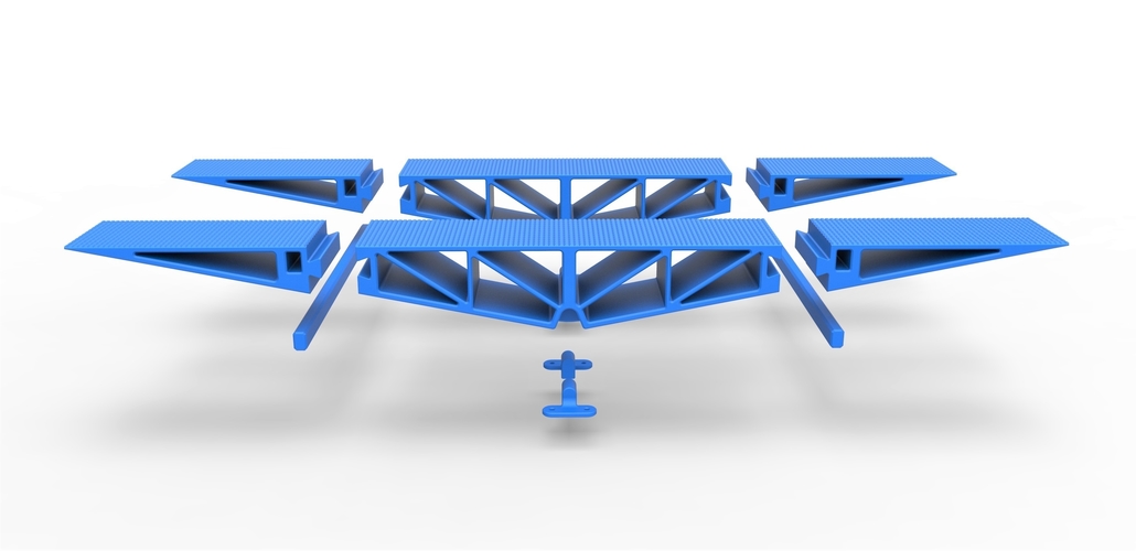 Bridge for diecast RC cars Scale 1:10 3D Print 402483