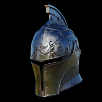 Small Faraam Knight Helmet from Dark Souls 3D print model 3D Printing 402500