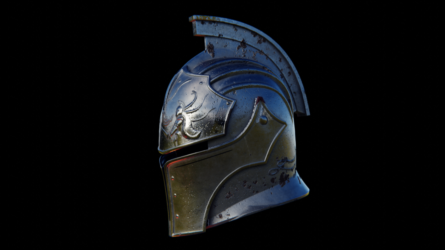 Faraam Knight Helmet from Dark Souls 3D print model 3D Print 402501