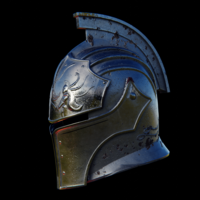 Faraam Knight Helmet from Dark Souls 3D print model - Thumbnail 2