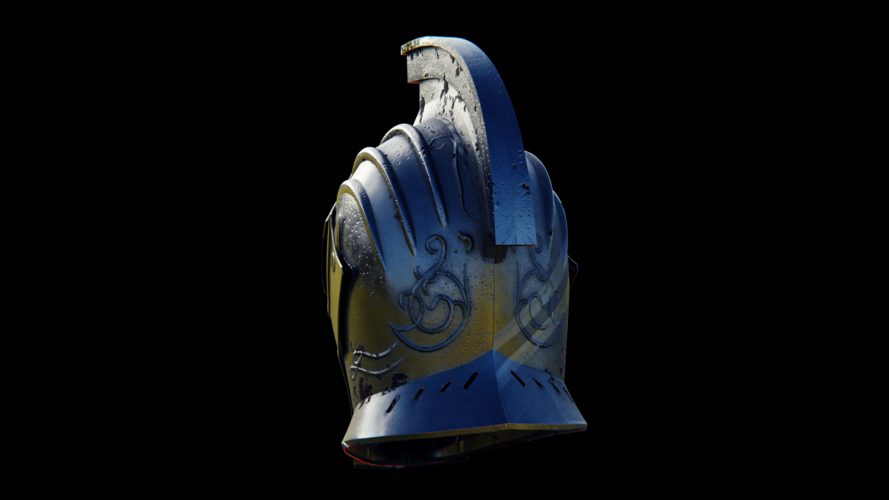 Faraam Knight Helmet from Dark Souls 3D print model 3D Print 402502