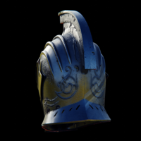 Faraam Knight Helmet from Dark Souls 3D print model - Thumbnail 3