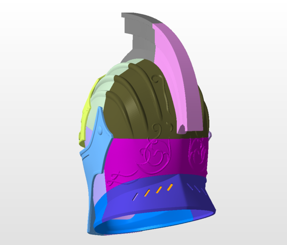 Faraam Knight Helmet from Dark Souls 3D print model 3D Print 402504