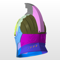 Faraam Knight Helmet from Dark Souls 3D print model - Thumbnail 5