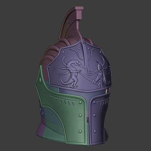 Faraam Knight Helmet from Dark Souls 3D print model 3D Print 402505