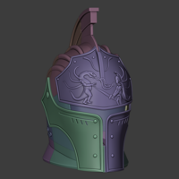 Faraam Knight Helmet from Dark Souls 3D print model - Thumbnail 6