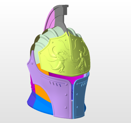 Faraam Knight Helmet from Dark Souls 3D print model 3D Print 402507