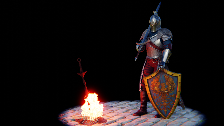 Faraam Knight armor from Dark Souls 3D print model 3D Print 402529