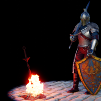 Small Faraam Knight armor from Dark Souls 3D print model 3D Printing 402529