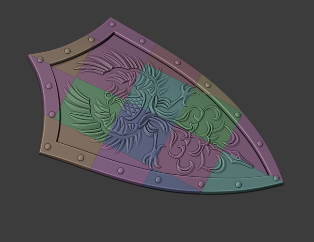 Faraam Knight Shield and Sword from Dark Souls 3D print model 3D Print 402534